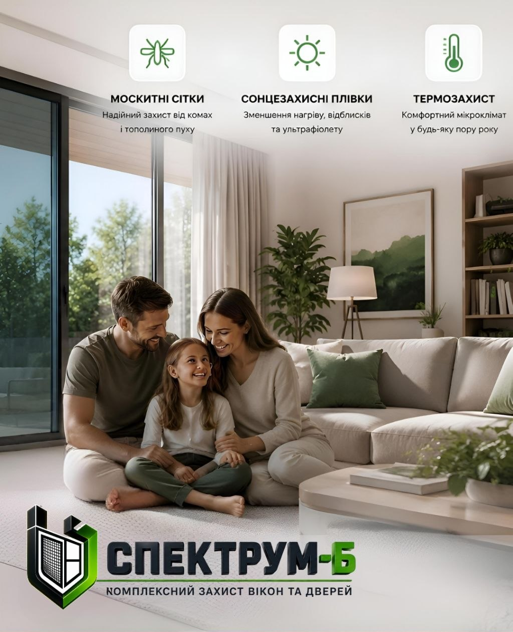 СПЕКТРУМ-Б — комплексний захист вікон та дверей